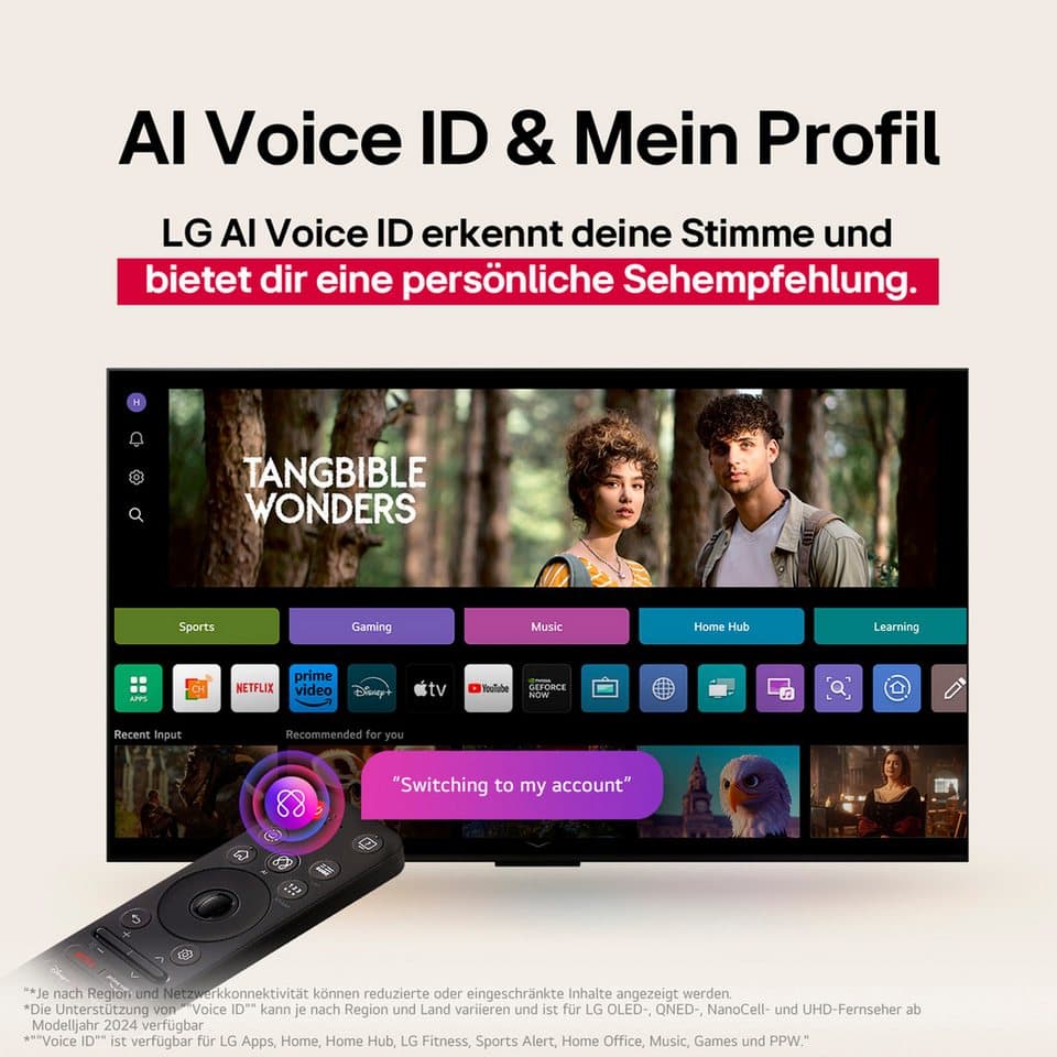 LG OLED77B59LA OLED-Fernseher (195 cm/77 Zoll, 4K Ultra HD, Smart-TV) - Thumbnail 8