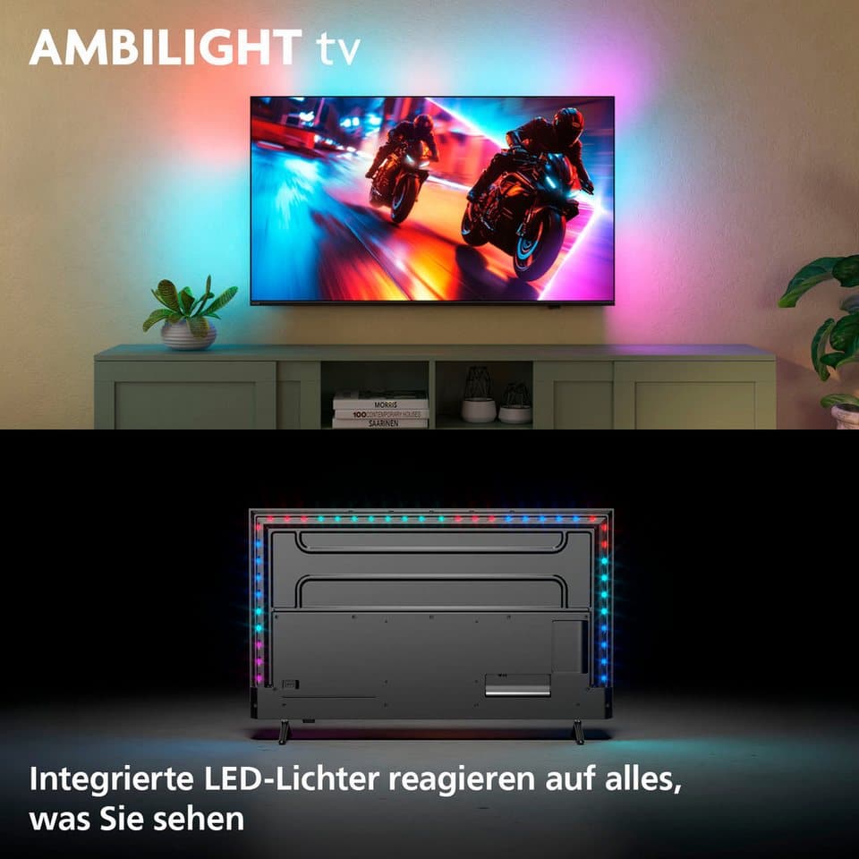 Philips 55MLED910/12 Mini-LED-Fernseher (139 cm/55 Zoll, 4K Ultra HD, Smart-TV, Ambilight, P5 Perfect Picture Engine, Dolby Vision, Gaming, Alexa) - Thumbnail 15