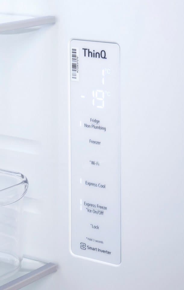 LG Side-by-Side G-Serie GSGV81EPLL, 179 cm hoch, 91,3 cm breit, Total No Frost, LINEARCooling, Multi-Airflow, Integrierter Wassertank - Thumbnail 21
