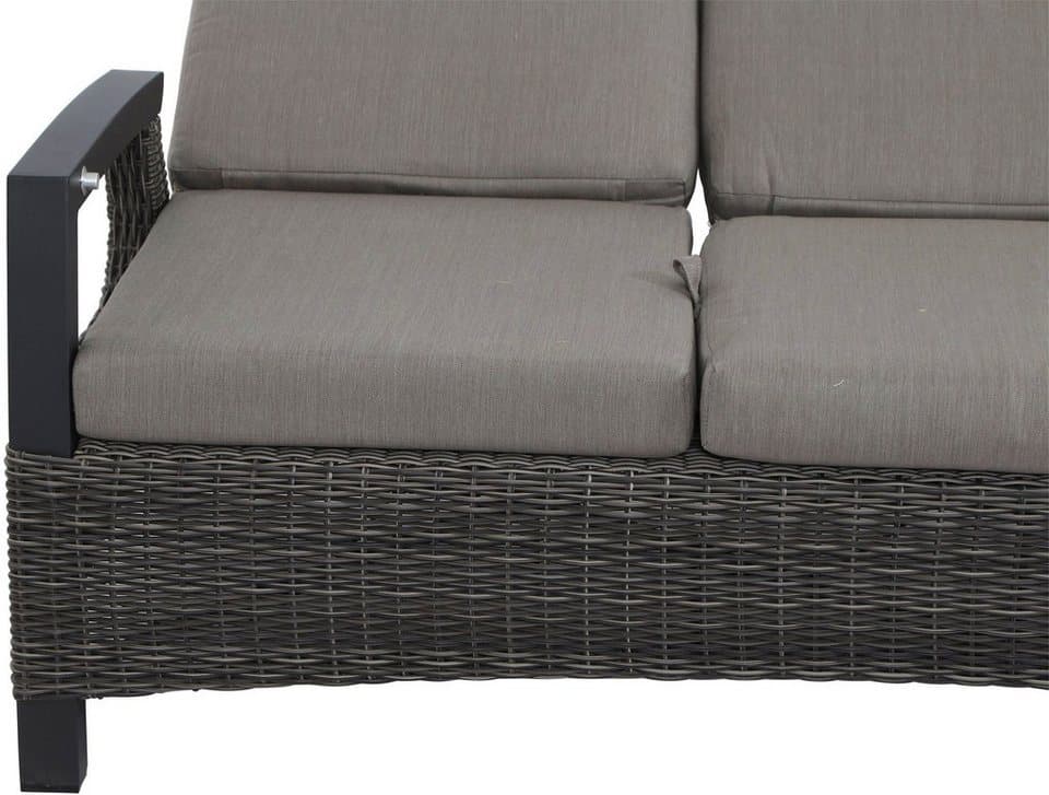 Siena Garden Gartenlounge-Set Corido, (Set, 9-tlg), bestehend aus 2 Sesseln, 1 Sofa, 1 Tisch und 5 Auflagen - Thumbnail 29