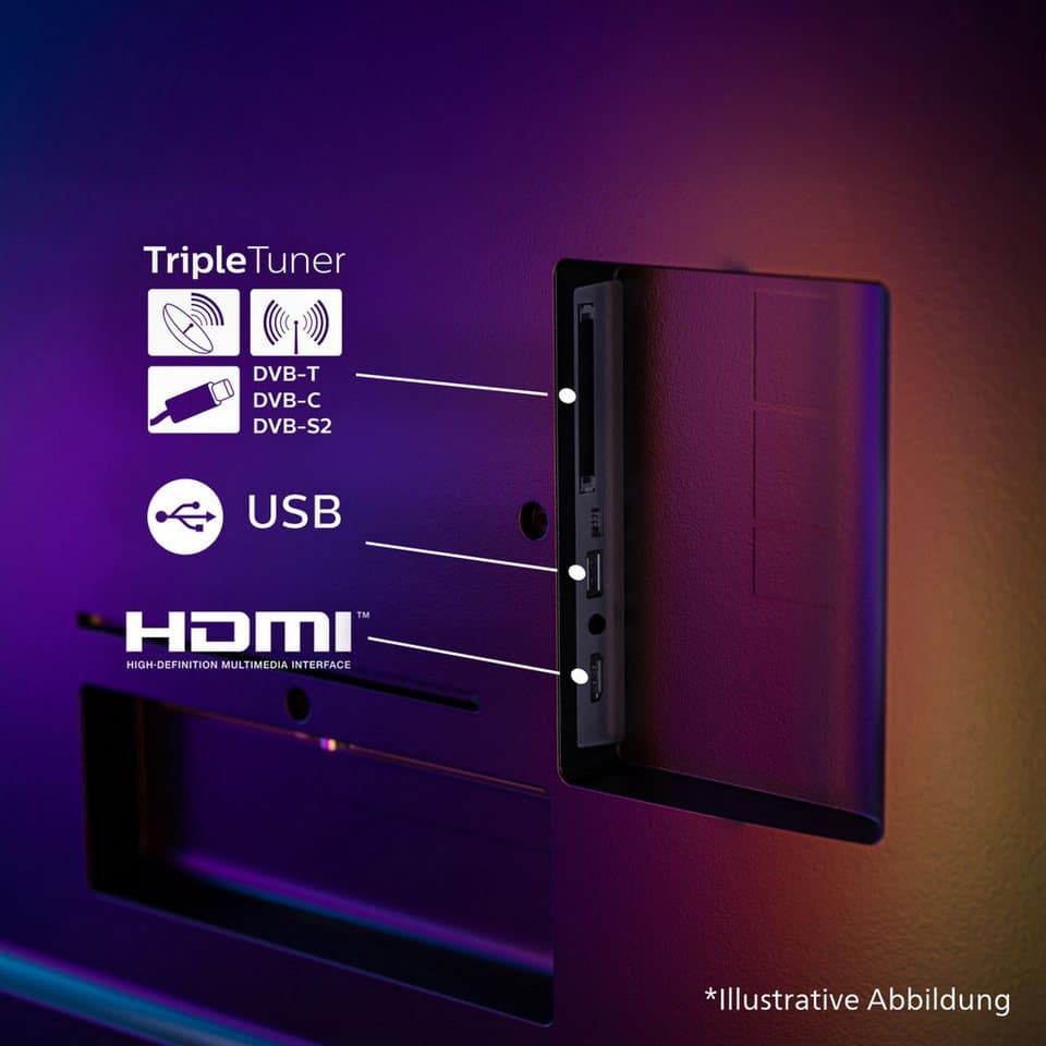 Philips 55OLED811/12 OLED-Fernseher (139 cm/55 Zoll, 4K Ultra HD, Smart-TV) - Thumbnail 15