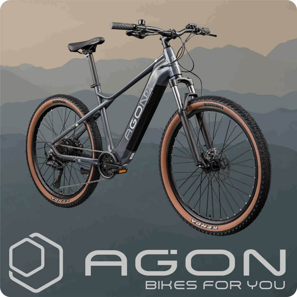 AGON E-Bike Mountainbike Alpha, 10 Gang Shimano Deore SGS T6000 Schaltwerk, Kettenschaltung, Heckmotor, 540 Wh, Pedelec, Elektrofahrrad für Damen u. Herren, MTB - Thumbnail 9
