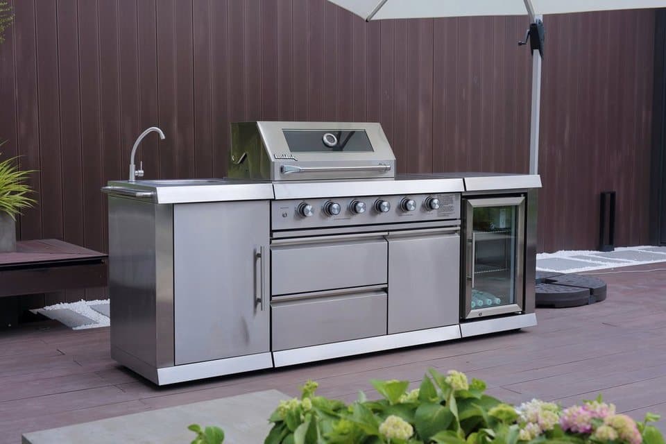 Buschbeck Outdoor-Küche »Oxford« mit Gasgrill und Kühlschrank, BxTxH: 245x60x119 cm - Thumbnail 13
