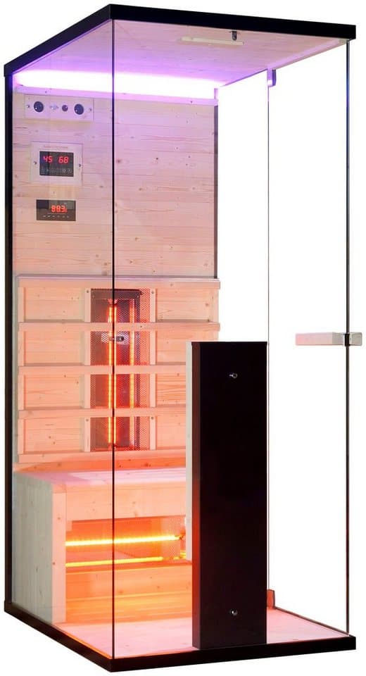 Sanotechnik Infrarotkabine Billund 1, BxTxH: 80 x 110 x 190 cm, mit Farblichttherapie, MP3 Player (inkl. Bluetooth), 2x Lautsprecher - Bild 1