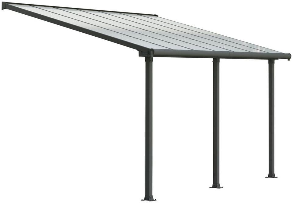 Palram - Canopia Terrassendach Olympia 3x4.2, BxT: 425x295 cm, Bedachung Doppelstegplatten, BxT: 425x295 cm - Thumbnail 2