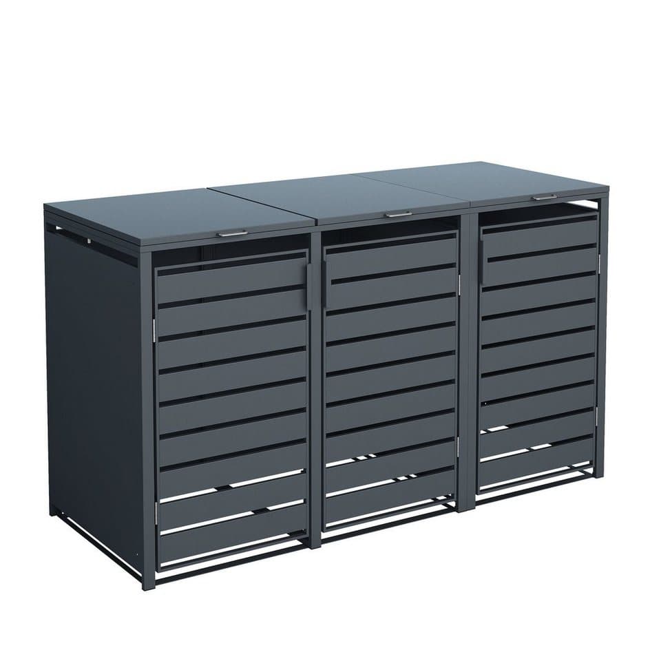 WESTMANN Mülltonnenbox Kubus, Platz für 3x240 L Mülltonnen - Bild 1