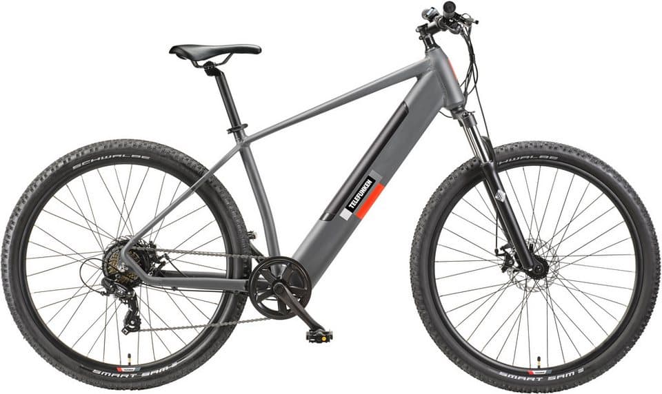 Telefunken E-Bike Mountainbike E-MTB Aufsteiger M919, 7 Gang Shimano Tourney Schaltwerk, Kettenschaltung, Heckmotor, 468 Wh, Pedelec, Elektrofahrrad, Damen u. Herren, E-MTB, Mountainbike, 29 Zoll - Bild 1