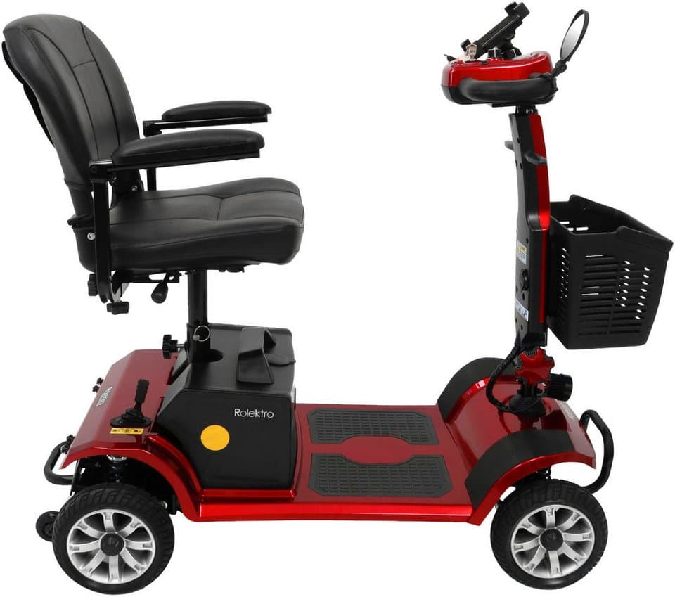 Rolektro Elektromobil E-Quad 6 V.3 Pro, Rot, 24V-20Ah Lithium-Akku, 300 Watt, 6 km/h - Thumbnail 4