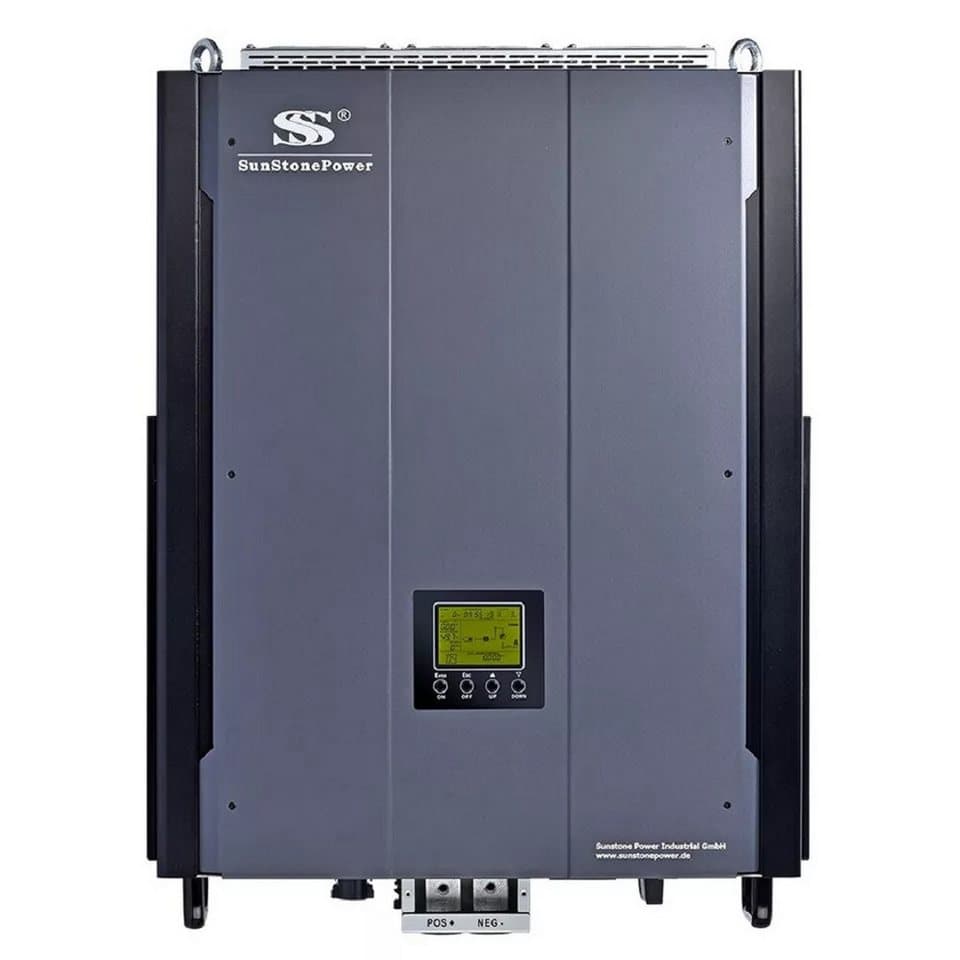 Sunstone Power Wechselrichter 3 Phasen 10KW 48V Netzeinspeisung Batteriewechselrichter mit WLAN, (Sunstone Power Hybrid Wechselrichter 1 Stk), Reine Sinuswelle, mit App, Inselbetrieb und Einspeisung ins Netz