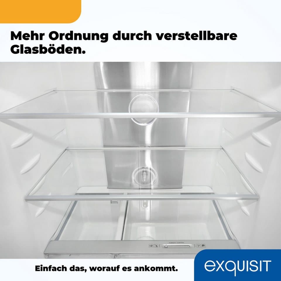 exquisit Multi Door MD425-150-040C inoxlook, 180 cm hoch, 79 cm breit - Thumbnail 9