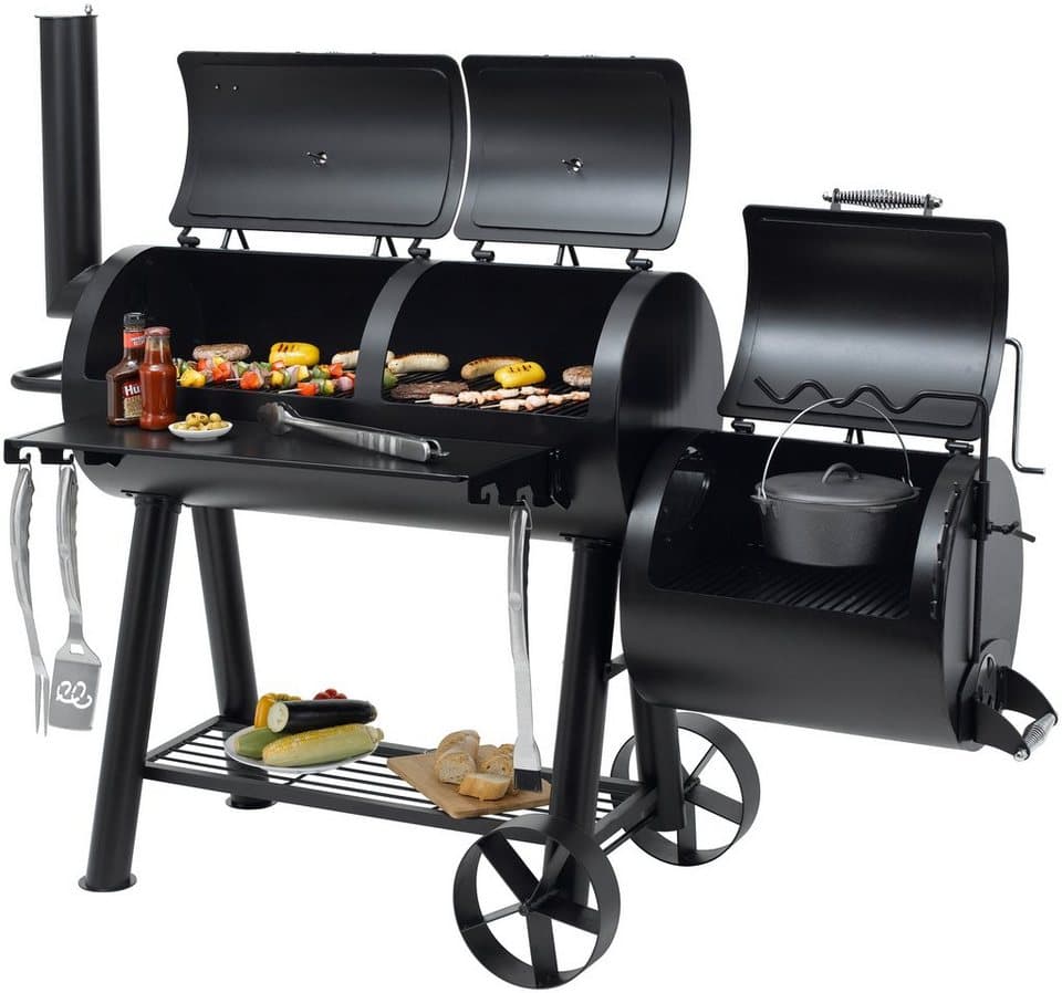 Tepro Smoker Indianapolis, BxTxH: 184x88x153 cm, 155 kg - Thumbnail 2