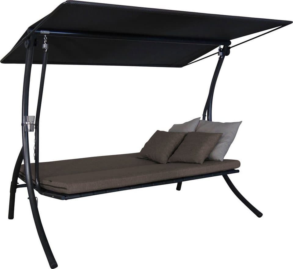 Angerer Freizeitmöbel Hollywoodschaukel Motion Smart olive, 3-Sitzer, Bettfunktion - Bild 1