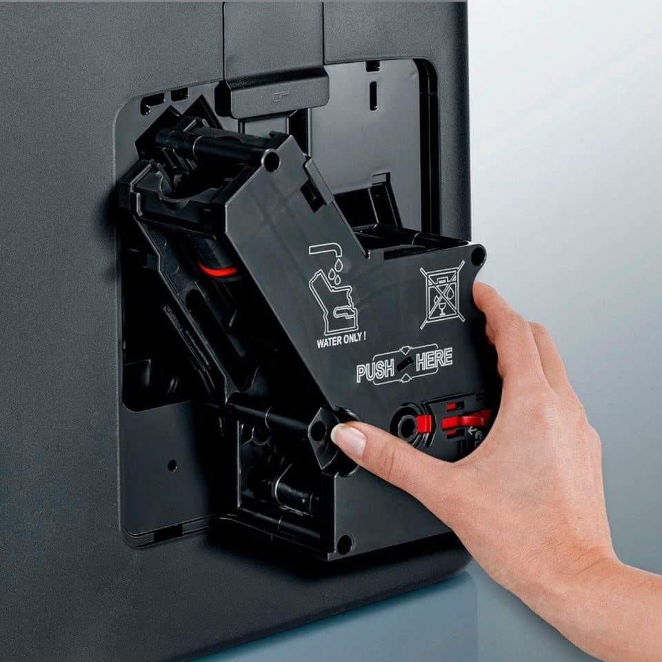 SIEMENS Kaffeevollautomat EQ6 plus s700 TE657503DE, Doppeltassenfunktion, Keramikmahlwerk, viele Kaffeespezialitäten, automatische Dampfreinigung, edelstahl - Thumbnail 9