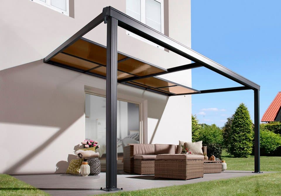 KONIFERA Terrassendach Barcelona Nova, BxT: 400x300 cm, Bedachung Doppelstegplatten, BxT: 400x300 cm - Thumbnail 9