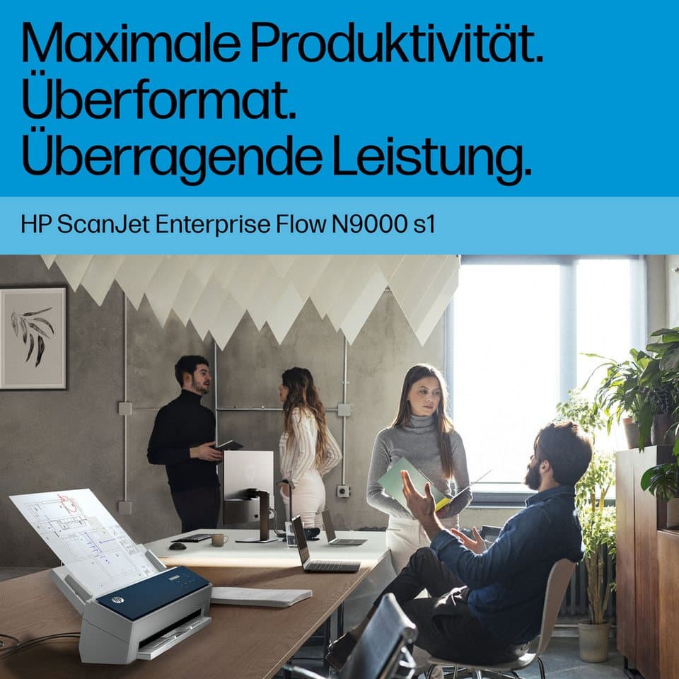 HP ScanJet Enterprise Flow 9000 s1 Scanner - Thumbnail 5