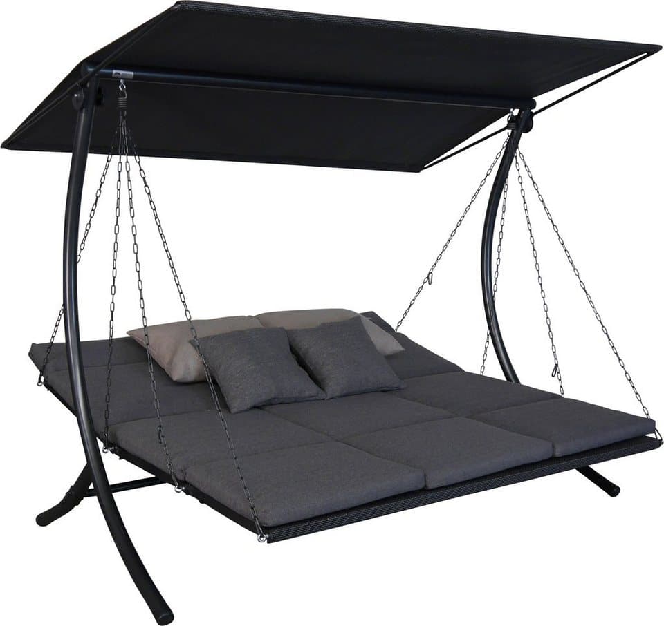 Angerer Freizeitmöbel Hollywoodschaukel Swing Smart stone, 3-Sitzer, Bettfunktion, OTTOs Choice, wetterfest, verstellbare Lehne - Thumbnail 3