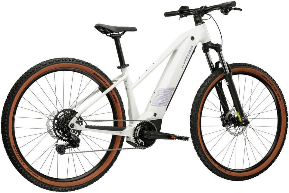 Kross E-Bike Mountainbike Influx Hybrid 2.0 16,7Ah / BOSCH 600 Wh 29" weiß 9 Gänge 2026, 9 Gang Shimano CUES U4000 Schaltwerk, Kettenschaltung, Mittelmotor, 600 Wh, BOSCH PERFORMANCE LINE PX 36 V/250 W, Mittelmotor - Thumbnail 3
