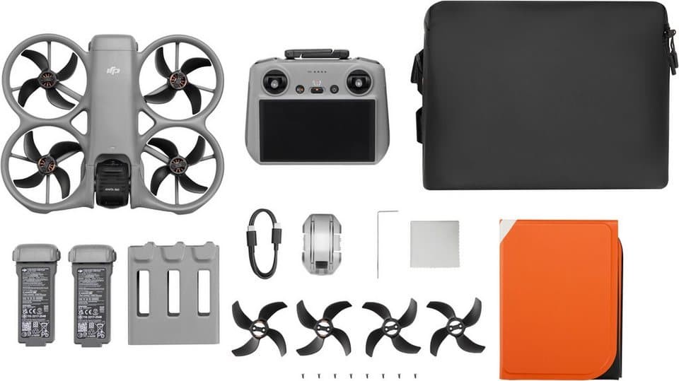 DJI Avata 360 Fly More Combo (DJI RC 2) Drohne (8K, Set, RC 2 Fernsteuerung, 3 Akkus, Umhängetasche und Ladestation) - Thumbnail 4