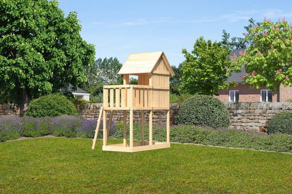 KONIFERA Spielturm Finni, BxTxH: 107x202x291 cm, mit Sandkasten - Bild 1