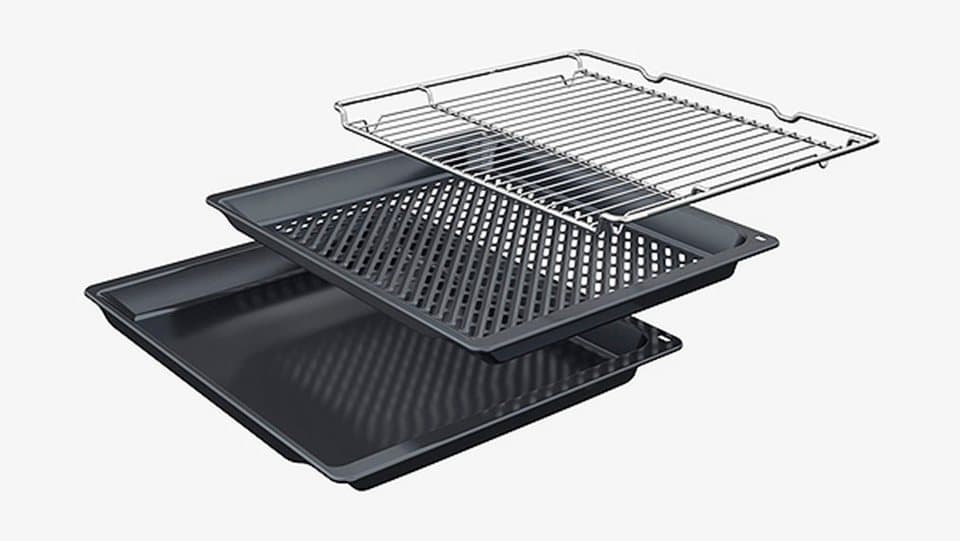 BOSCH Backofen-Set HBD671CS62, mit Teleskopauszug nachrüstbar, Pyrolyse-Selbstreinigung, Knusper-gesunde AirFry-Funktion & zuschaltbare Bräterzone - Thumbnail 8