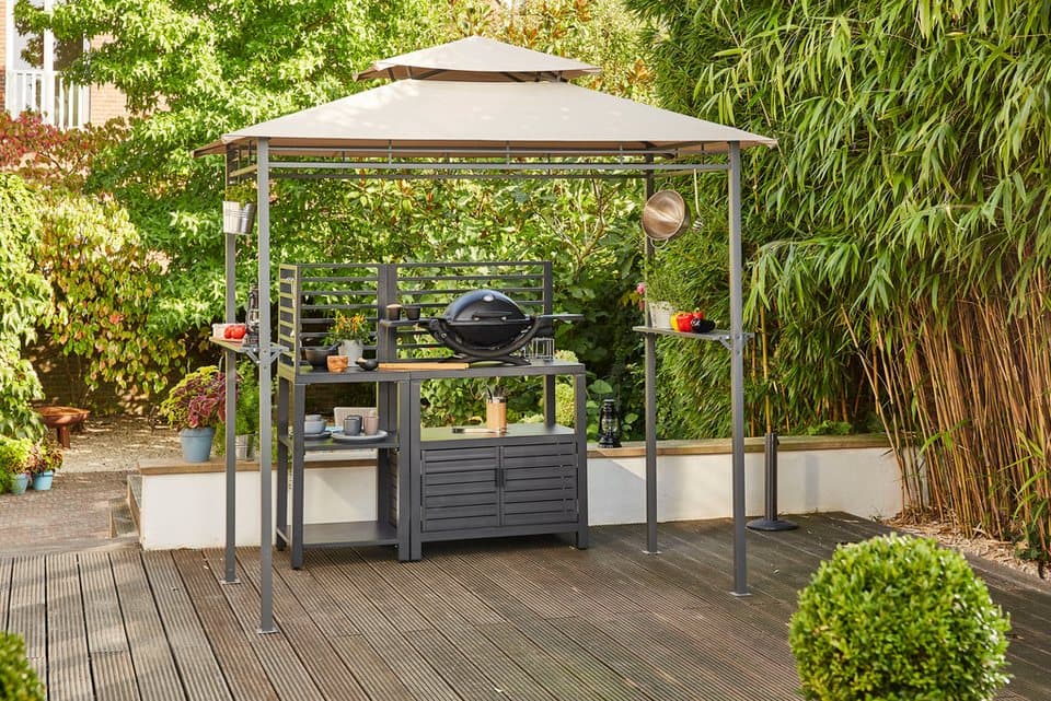 Siena Garden Outdoor-Küche Texas 2er-Set, (Set), aus Aluminium in matt anthrazit - Thumbnail 2
