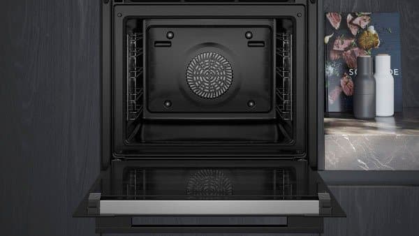 SIEMENS Pyrolyse Backofen iQ700 HB778G3B1, mit Teleskopauszug nachrüstbar, Pyrolyse-Selbstreinigung, cookControl Pro Funktion für automatische Gerichtzubereitungen - Thumbnail 3