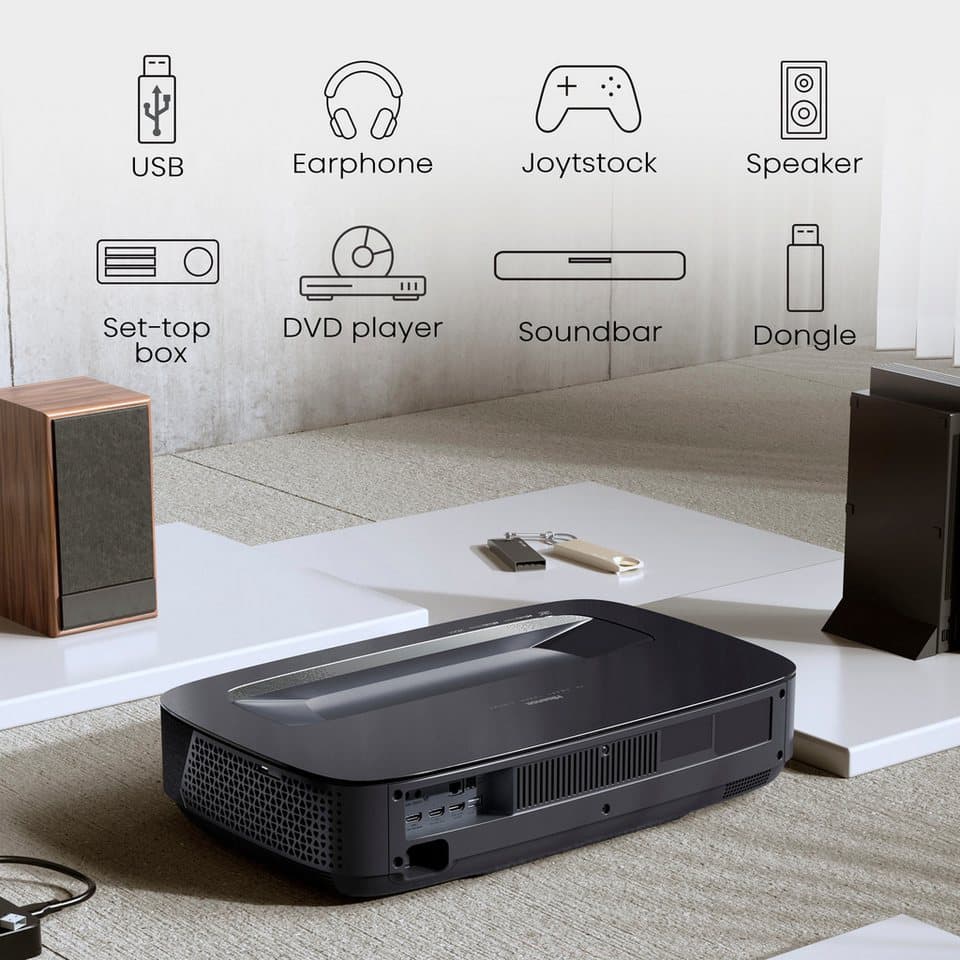 Hisense PL2 Laser-TV (2700 lm, 3000:1, 3840 x 2160 px) - Thumbnail 10
