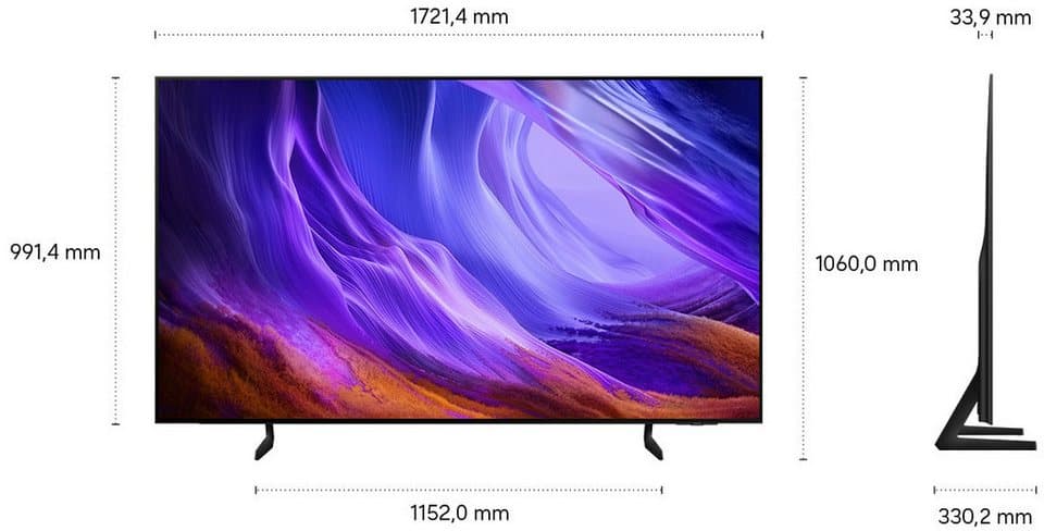 Samsung GQ77S85HAE OLED-Fernseher (194 cm/77 Zoll, 4K Ultra HD, Smart-TV, HDR 10+ Bild, Premium Gaming Pack mit 120Hz, HDMI 2.1, Dolby Atmos) - Thumbnail 13