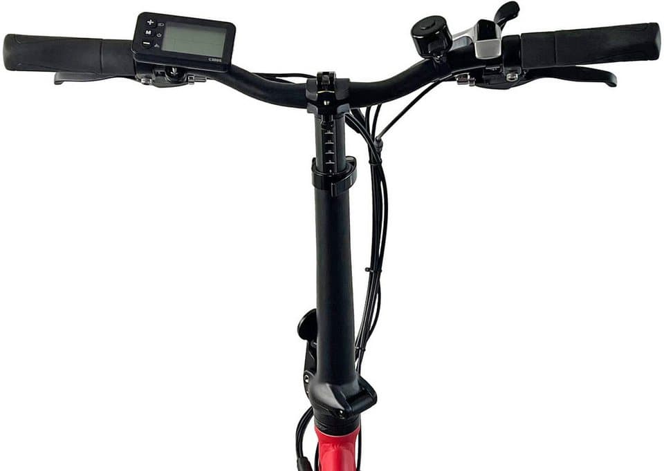 LLobe E-Bike Faltrad Elektro Faltrad 20" Terrain rot, 7 Gang Shimano Tourney Schaltwerk, Kettenschaltung, Heckmotor, 468 Wh - Thumbnail 5