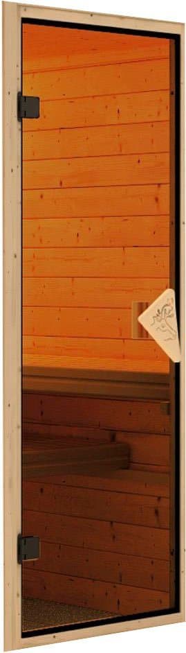 welltime Sauna Artja, BxTxH: 216 x 234 x 198 cm, 68 mm, (Set) Ofen 9 kW Bio externe Strg easy - Thumbnail 6