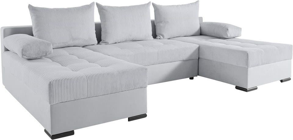 COLLECTION AB Wohnlandschaft Josy U-Form, B: 269 cm, Schlaffunktion & Bettkasten, Federkern - Thumbnail 4
