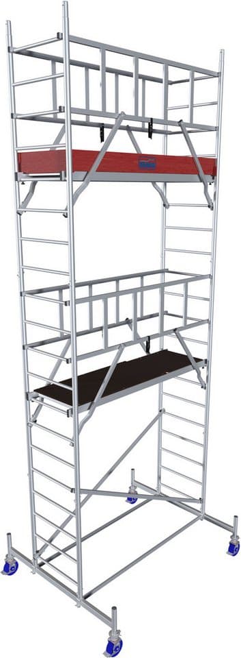 KRAUSE Fahrgerüst ProTec, (Set), Arbeitshöhe: 6,3 Meter