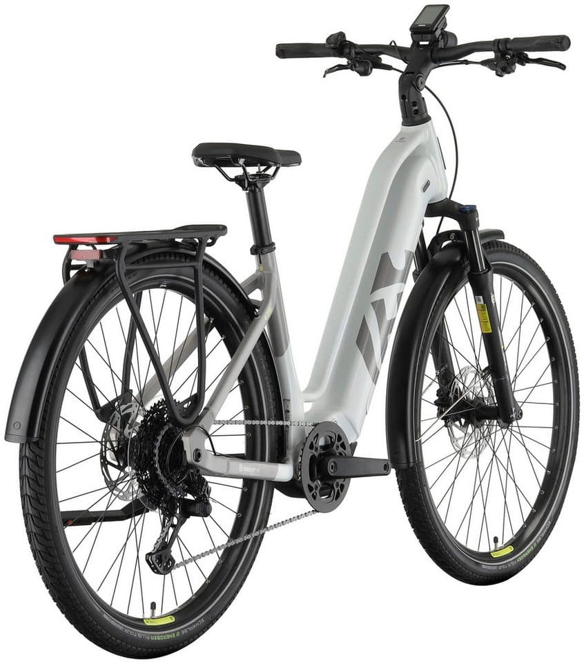 Husqvarna E-BICYCLES E-Bike Trekkingrad E-Trekkingbike Grand Pather 4, 11 Gang Tektro RD-M550 Schaltwerk, Kettenschaltung, Mittelmotor, 630 Wh, (tiefer Einstieg, 28", Yamaha Motor, Scheibenbremsen, Straßenzulassung), Pedelec, Elektrofahrrad für Herren - Thumbnail 3