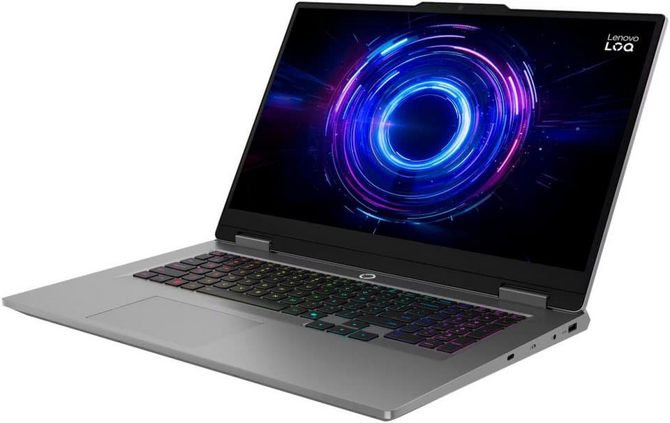 Lenovo LOQ 17IRX10 RTX 5050/5060/5070 Gaming-Notebook (43,9 cm/17,3 Zoll, Intel Core i7 14700HX, GeForce RTX 5070, 32 GB, 1000 GB SSD) - Thumbnail 3