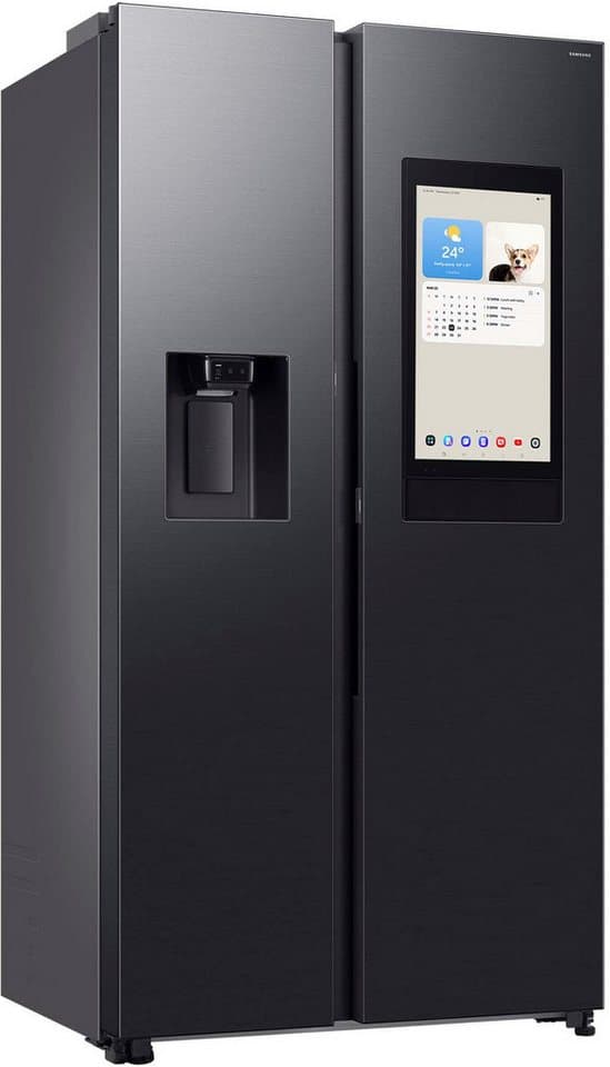 Samsung Side-by-Side RS97F RS90F66BEFEF, 178 cm hoch, 91,2 cm breit - Bild 1