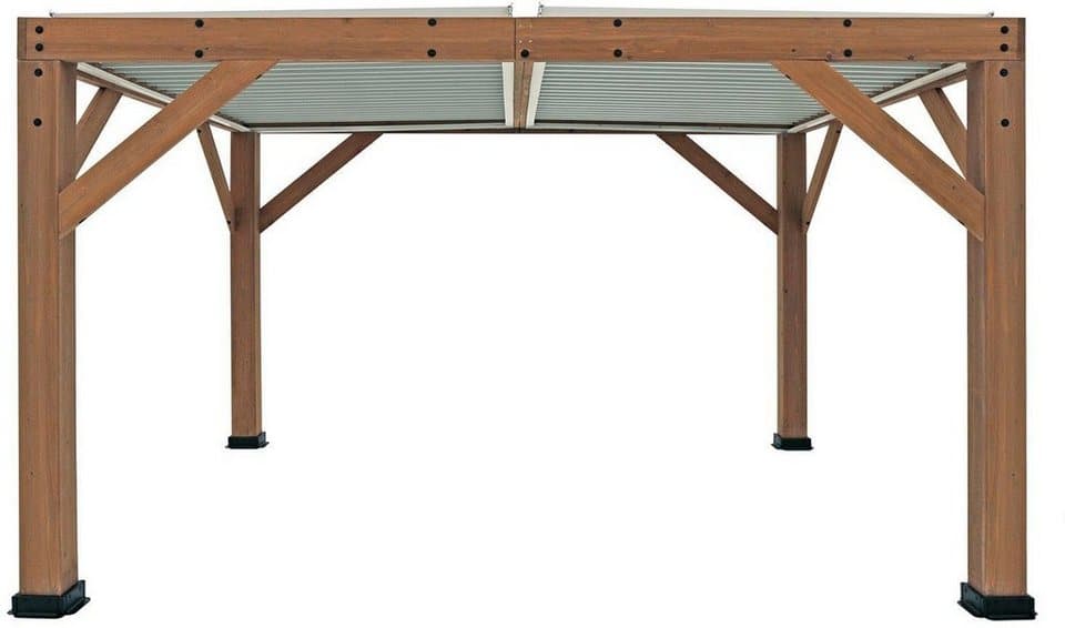 WESTMANN Pergola Karl, 100 % FSC®-zertifiziertes Zedernholz, Dach aus Aluminium - Thumbnail 3