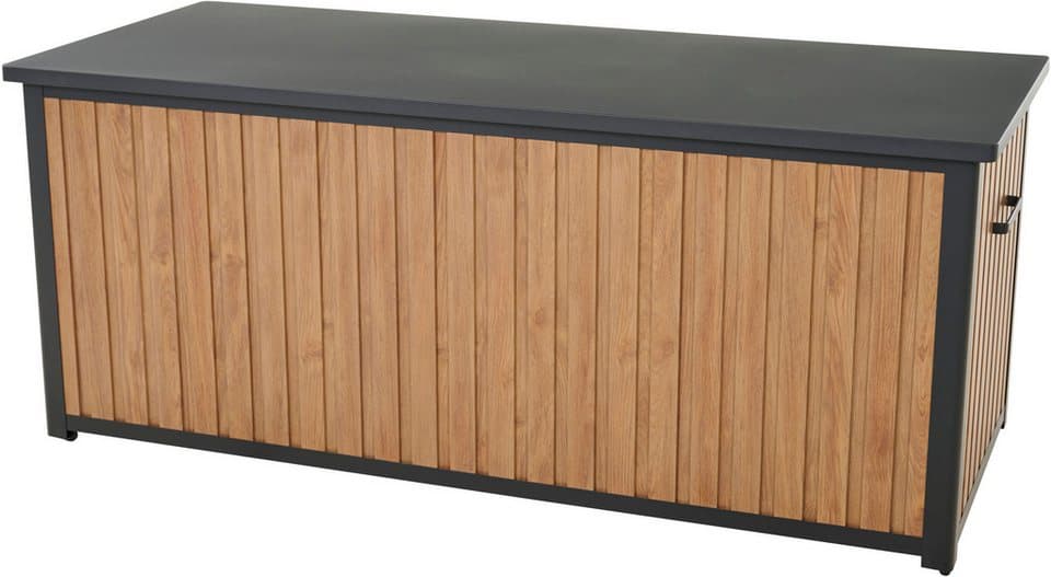 Siena Garden Kissenbox, Gestell aus Aluminium, 181x79x75cm woodlook - Thumbnail 3