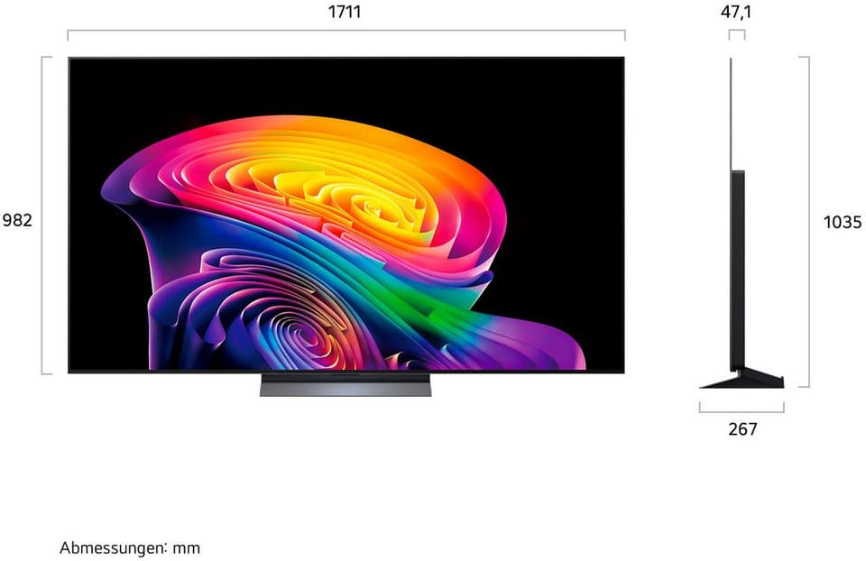 LG OLED77C68LA OLED-Fernseher (195 cm/77 Zoll, 4K Ultra HD, Smart-TV) - Thumbnail 23