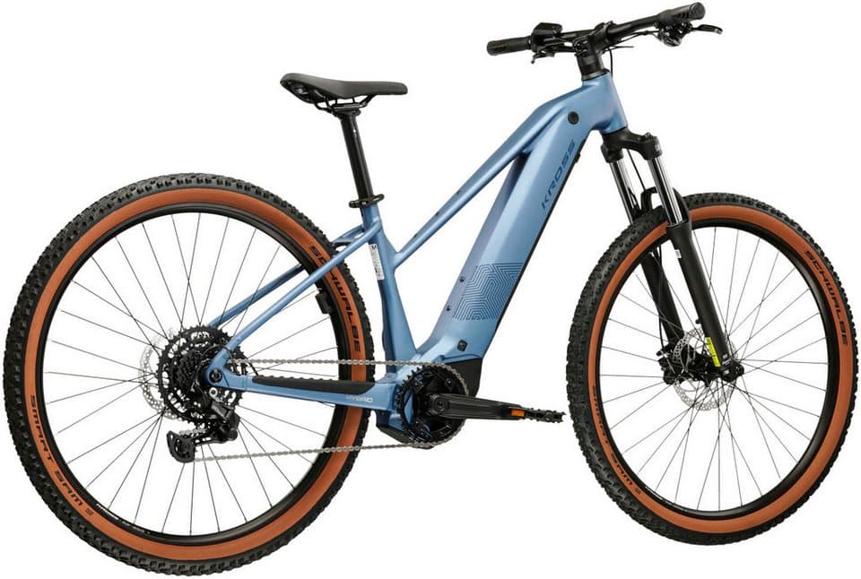 Kross E-Bike Mountainbike Influx Hybrid 2.0 16,7Ah / BOSCH 600 Wh 29" blau 9 Gänge 2026, 9 Gang Shimano CUES U4000 Schaltwerk, Kettenschaltung, Mittelmotor, 600 Wh, BOSCH PERFORMANCE LINE PX 36 V/250 W, Mittelmotor - Thumbnail 3
