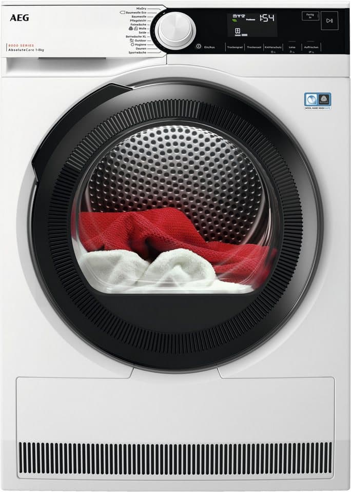 AEG Wärmepumpentrockner 8000 AbsoluteCare® TR8T70680, AbsoluteCare®: jetzt auch Wolle und Seide trocknen ohne Einlaufen - Bild 1