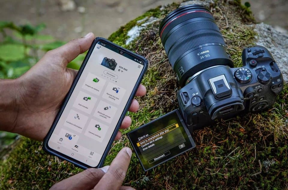 Canon EOS R6 Mark II Body (Gehäuse) Systemkamera (24,2 MP, WLAN (Wi-Fi), Bluetooth, Hybridkamera für Foto und Video ohne Kompromisse) - Thumbnail 11