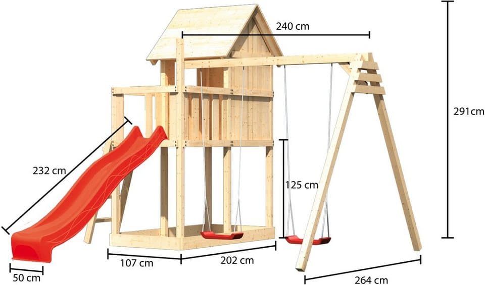 KONIFERA Spielturm Finni, BxTxH: 347x264x291 cm - Thumbnail 11
