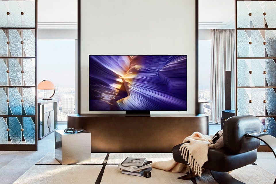 Samsung GQ77S90FAE OLED-Fernseher (194 cm/77 Zoll, 4K Ultra HD, Smart-TV, HDR+, Dolby Atmos & AI Sound, Gaming Hub, Upscaling Pro, bis zu 144Hz) - Thumbnail 11