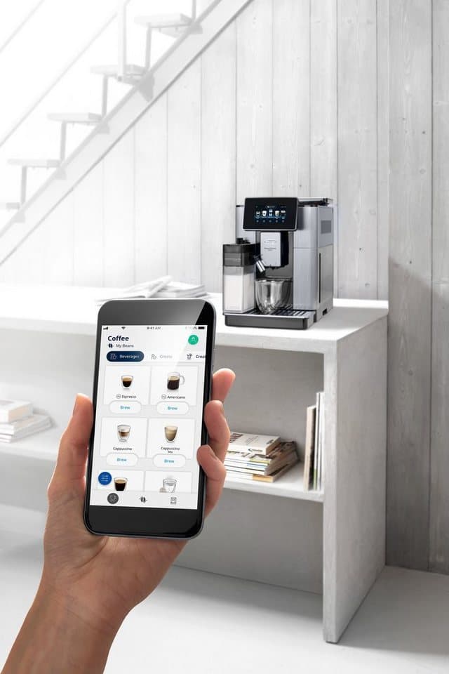 De'Longhi Kaffeevollautomat PrimaDonna Soul ECAM610.75.MB - Mit Kaffeekannen-Funktion, Inkl. Kaffeekanne, Bean Adapt Technology, Edelstahl, Scheibenmahlwerk - Thumbnail 6