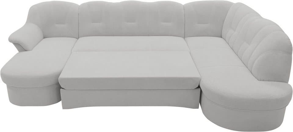 DOMO collection Wohnlandschaft FLORES 293x180x86 cm, hochwertig, komfortabel, U-Form, 3 Teile, wahlw. mit Bettfunktion, wahlw. mit Federkern, Unser Dauertiefpreis - Thumbnail 9