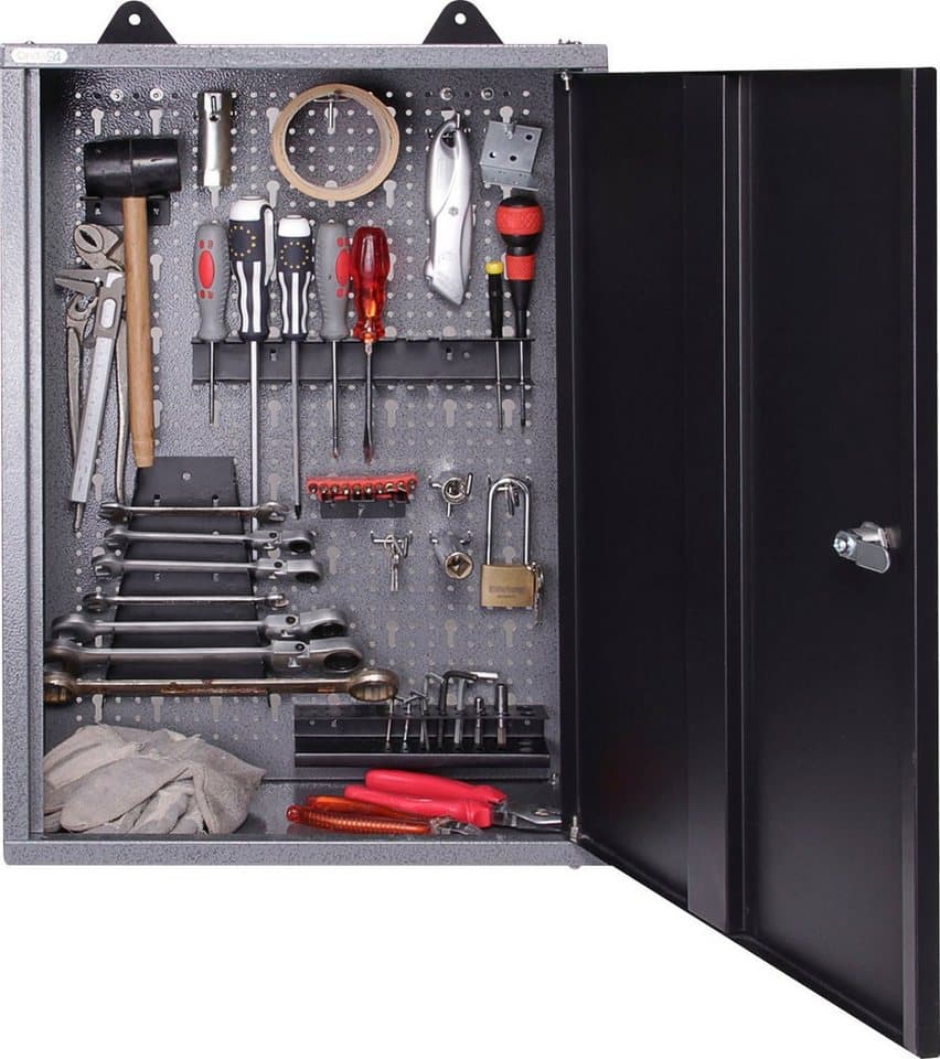 ONDIS24 Werkstatt-Set, 2x Werkbank, 2x Werkzeugwand, 3x Hängeschrank - Thumbnail 6