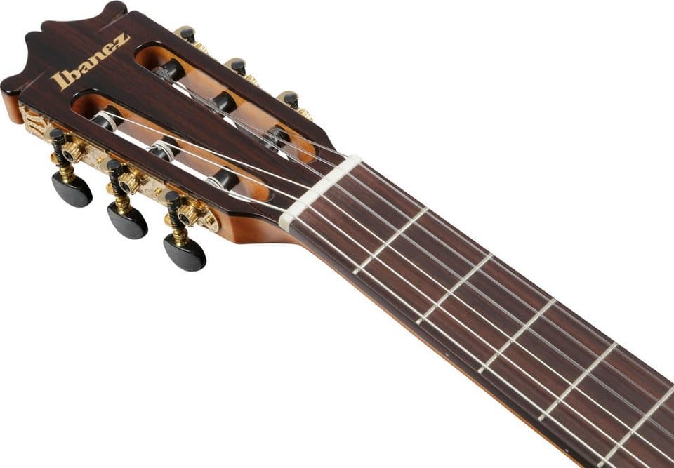 Ibanez Konzertgitarre GA360TCE-TBK Thinline-Konzertgitarre Black High Gloss, 4/4, Thinline-Konzertgitarre mit zwei Tonabnehmern und Cutaway - Thumbnail 10