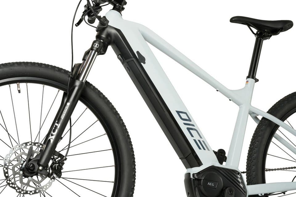 Prophete E-Bike Mountainbike Dice 3.8, 10 Gang Shimano Cues Schaltwerk, Kettenschaltung, Mittelmotor, 540 Wh - Thumbnail 8