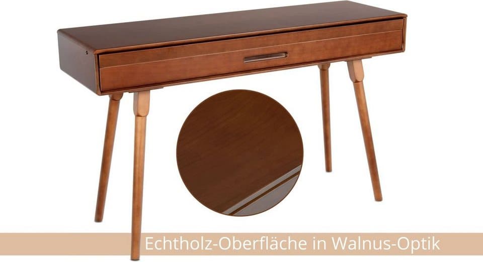Classic Cantabile Digitalpiano DP-730 WN Walnuss, Tisch mit eingebautem Digitalpiano 88 Tasten mit Hammermechanik - Thumbnail 10