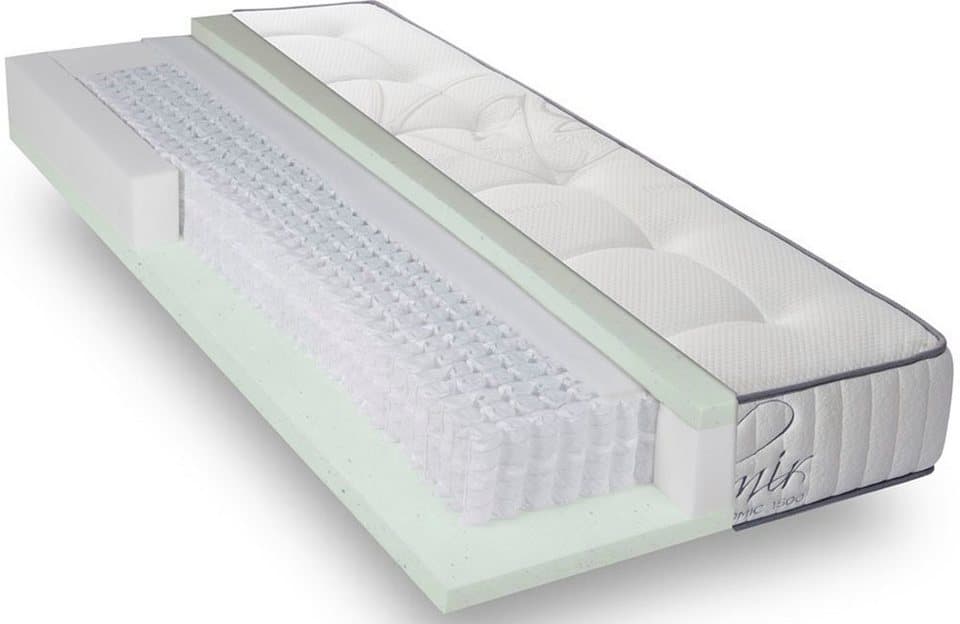 Taschenfederkernmatratze Anatomic FIX 500 Visko, Revor Bedding, 28 cm hoch, mit Kaschmirbezug - Thumbnail 6